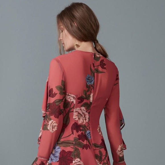 SOLD ✋ KEEPSAKE 🌺 Floral Spice Ruffled Mini NWT - Picture 6 of 6